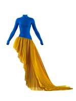 LUVI: Biflexible chiffon dress