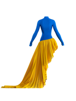 LUVI: Biflexible chiffon dress
