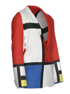 Blazer-Composition with Red, Blue and Yellow
