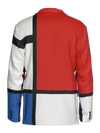 Blazer-Composition with Red, Blue and Yellow