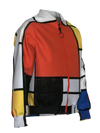 Bomber-Composition with Red, Yellow, Blue and Black