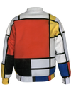 Bomber-Composition with Red, Yellow, Blue and Black