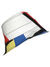 Bucket Hat-Composition with Red, Blue and Yellow