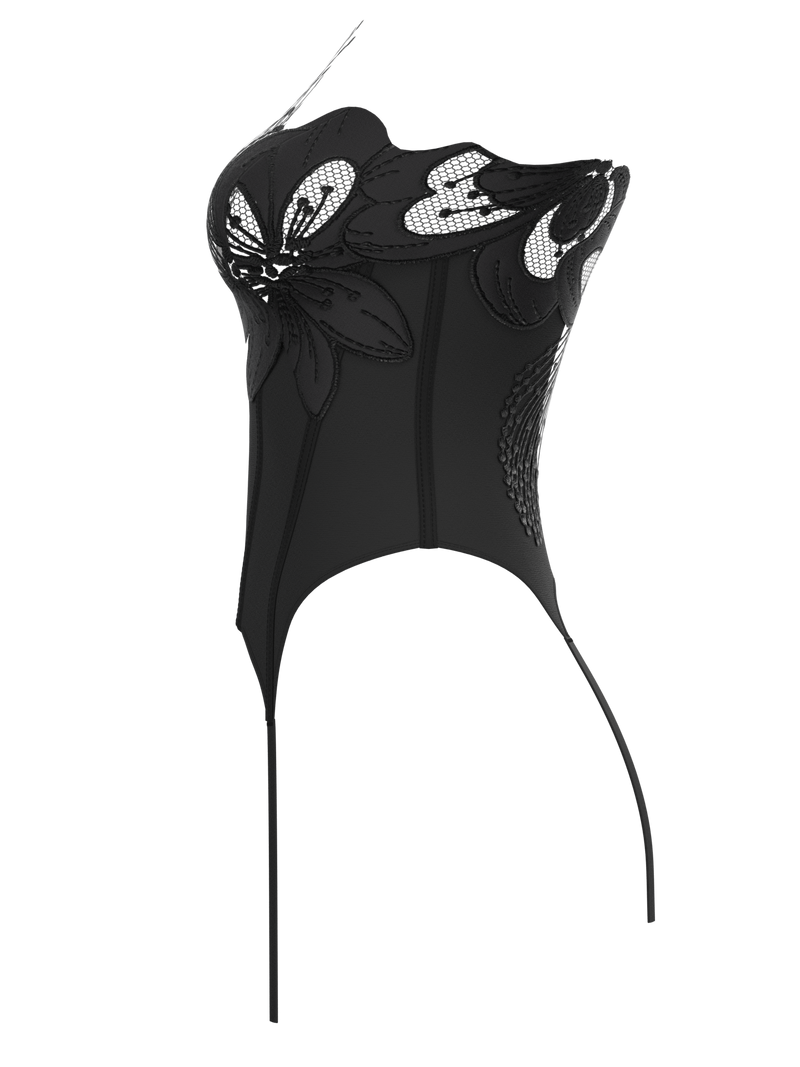 DiGi-BLOOM Corset Female Black