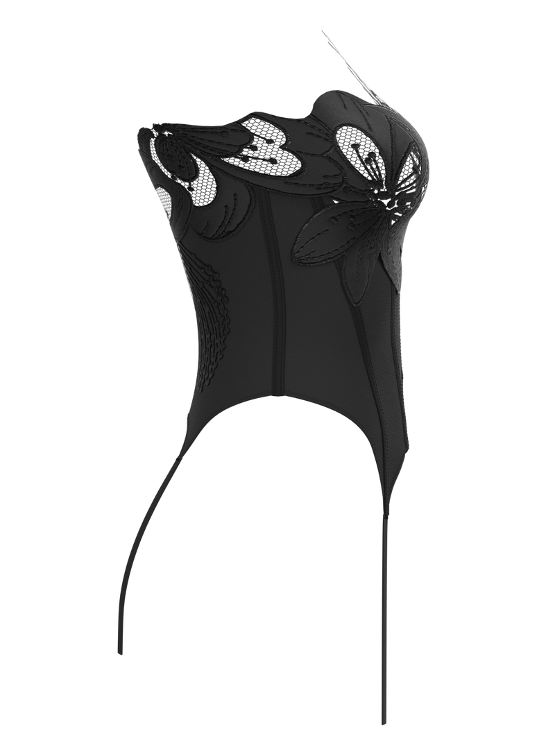 DiGi-BLOOM Corset Female Black