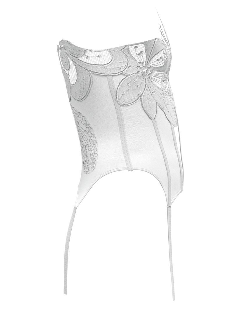 DiGi-BLOOM Corset Male White