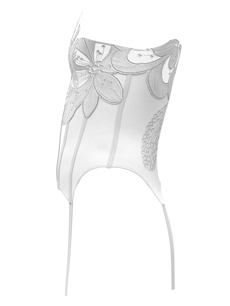 DiGi-BLOOM Corset Male White