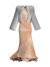 Frequency dress & fur coat