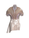 Plated mini dress