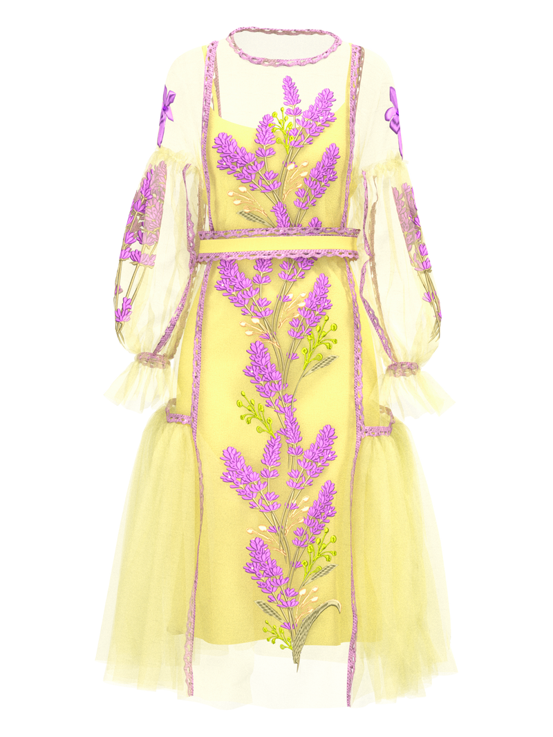 Dress yellow provence