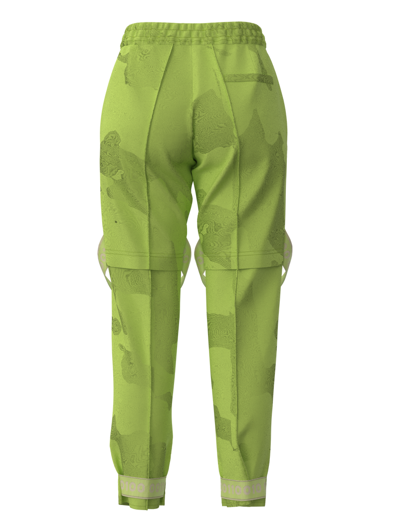 Unisex Pants Neon Green