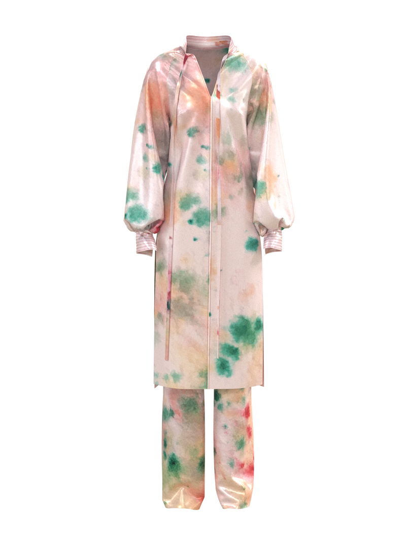 silk pajamas