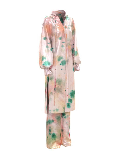 silk pajamas