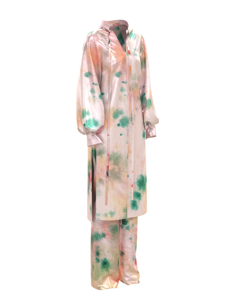 silk pajamas