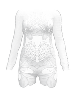 DiGi-BLOOM Bodysuit Female White