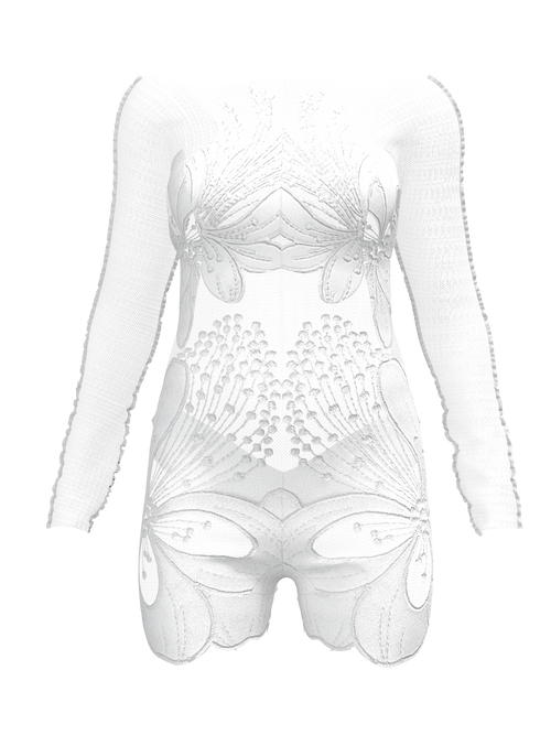 DiGi-BLOOM Bodysuit Female White