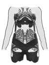 DiGi-BLOOM Bodysuit Female Black