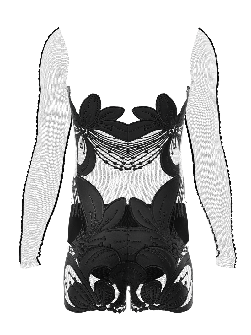 DiGi-BLOOM Bodysuit Male Black