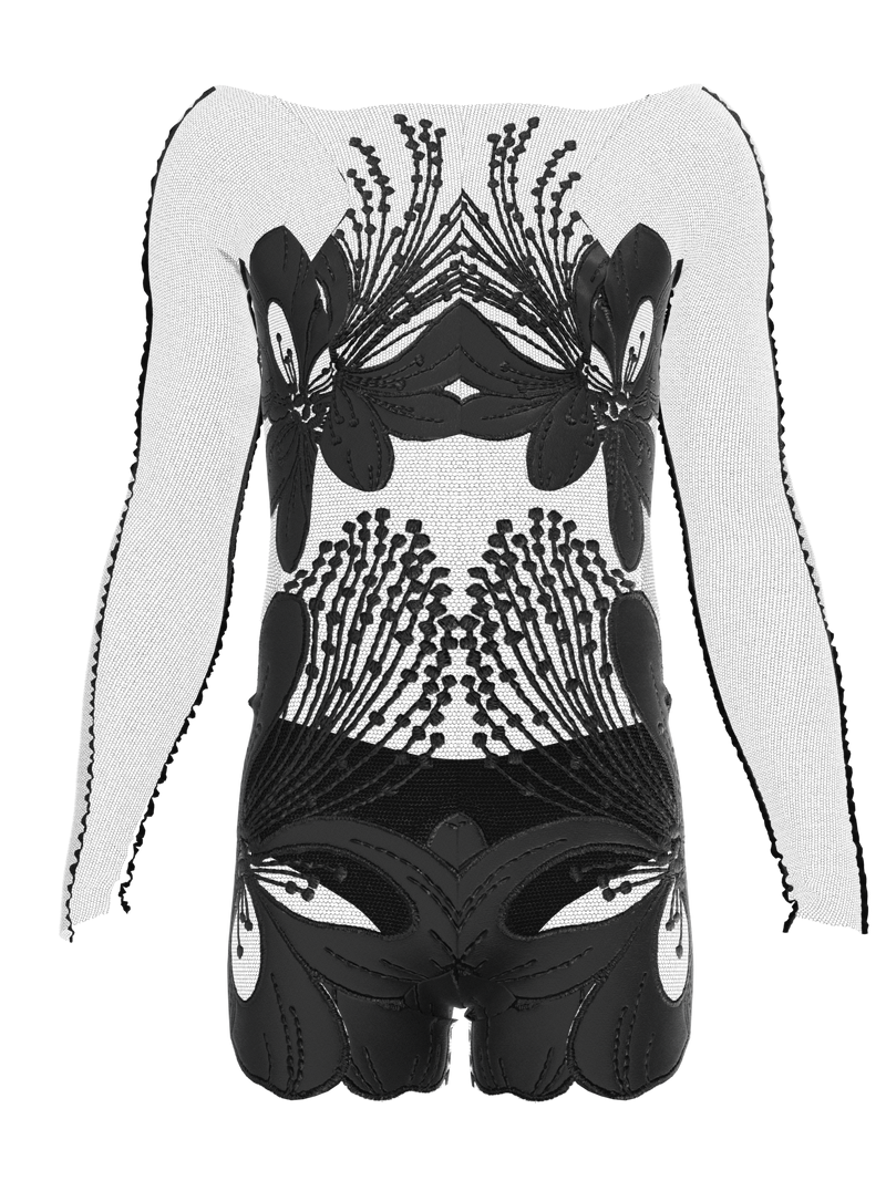 DiGi-BLOOM Bodysuit Male Black