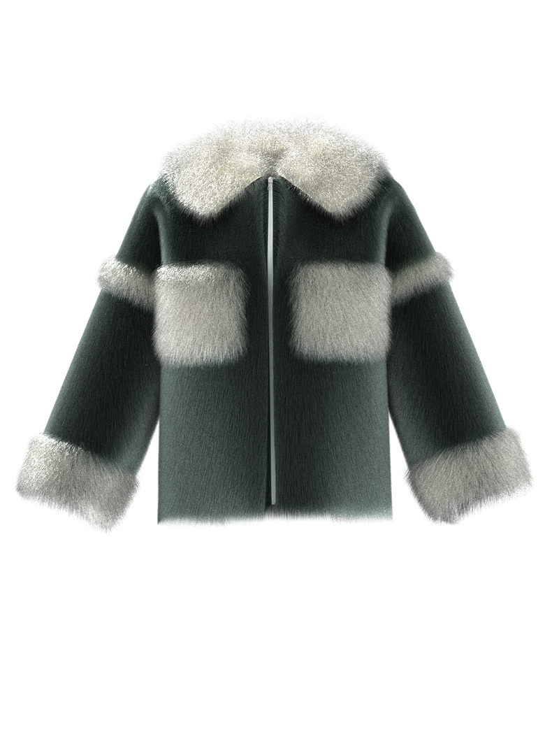 Green Crop Furcoat