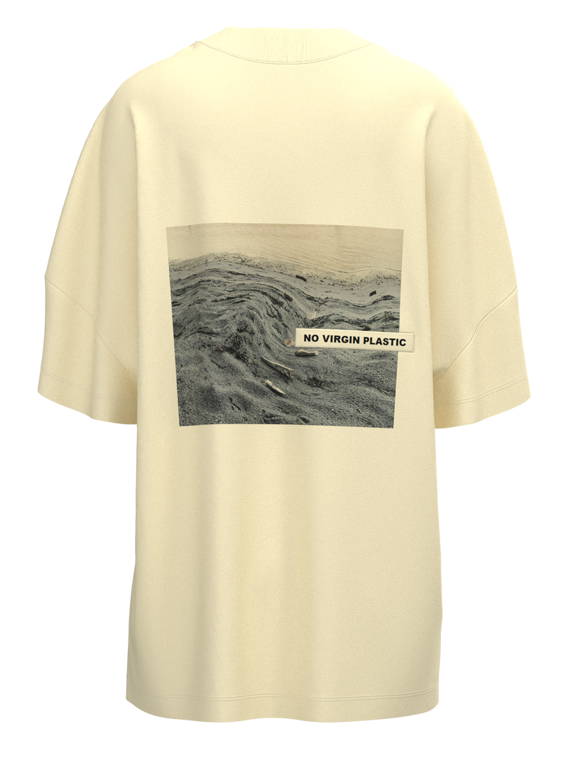 OVERSIZED T-SHIRT - “NO VIRGIN PLASTIC”