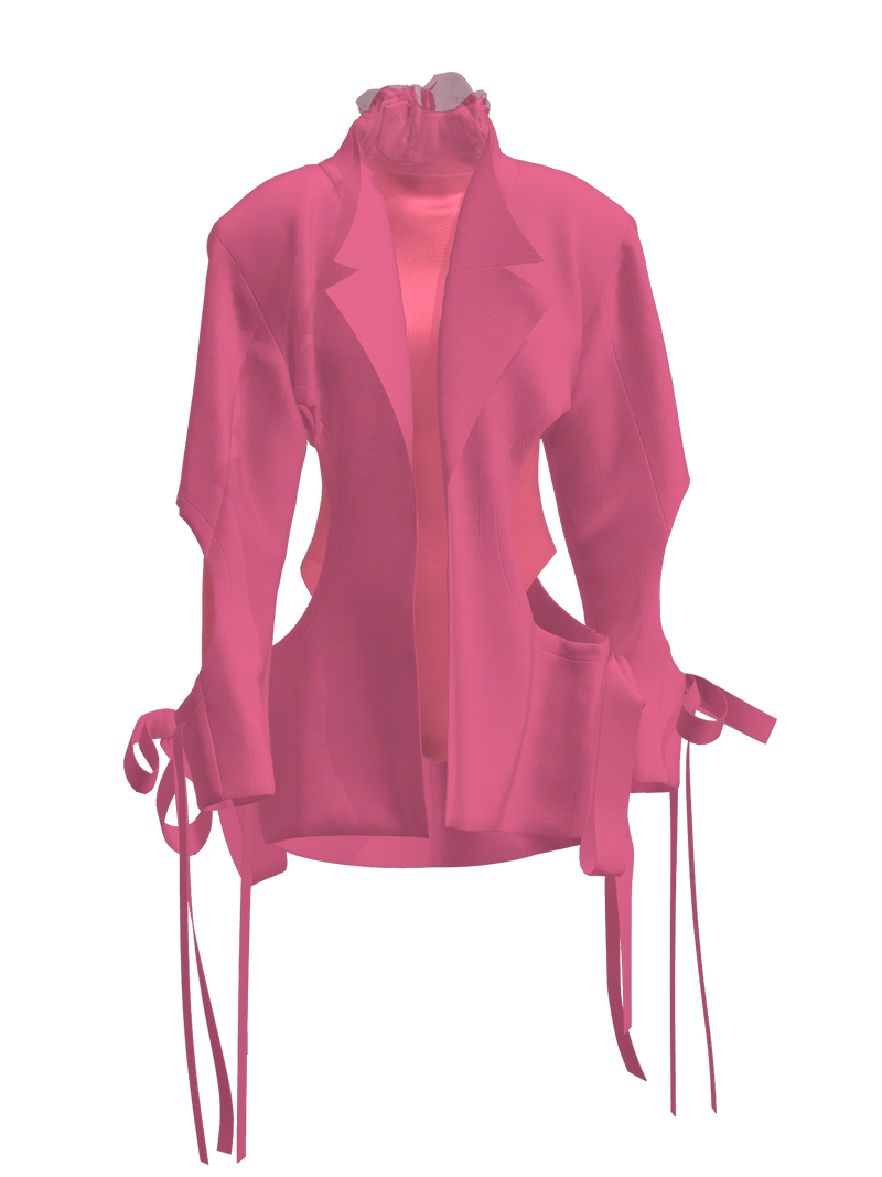 Pink Ripped Jacket