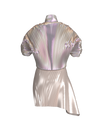 Plated mini dress