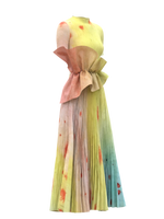 pleated dress