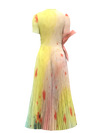 pleated dress