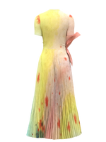 pleated dress