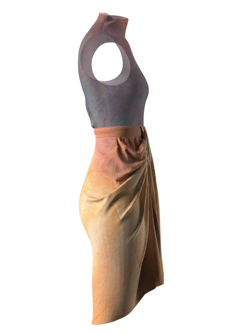 Demi Mock Neck_Cairo Skirt