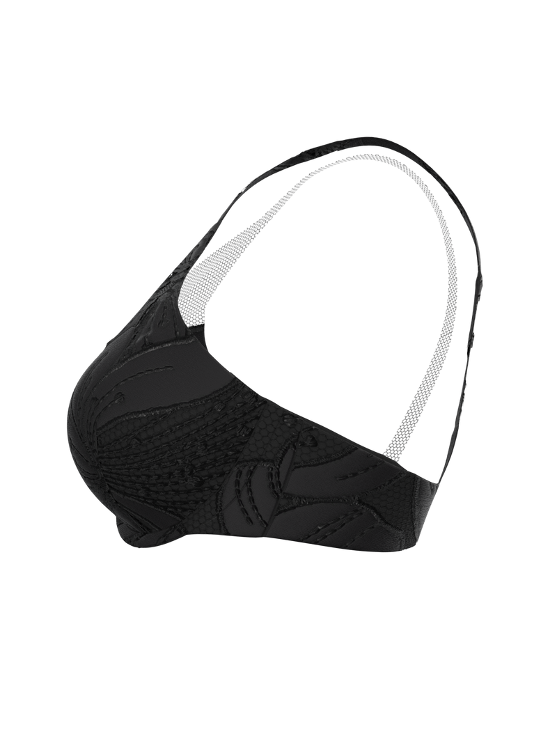 DiGi-BLOOM Monowire-bra Black