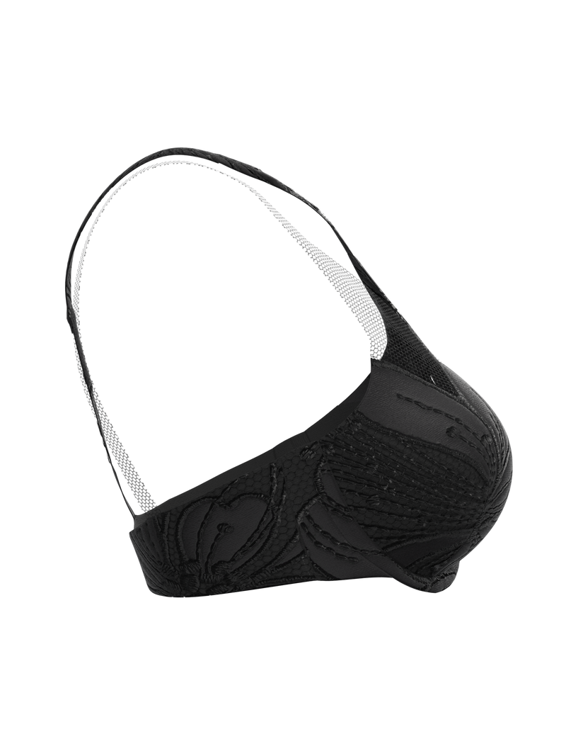 DiGi-BLOOM Monowire-bra Black