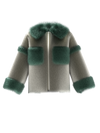 Grey Crop Furcoat