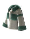 Grey Crop Furcoat
