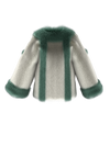 Grey Crop Furcoat