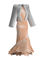 Frequency dress & fur coat