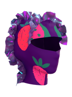 Fruit print balaclava