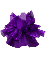 Purple ruffle dress