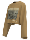 CROPPED SWEATSHIRT - “PLASTIC BEACH”