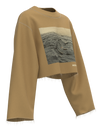 CROPPED SWEATSHIRT - “PLASTIC BEACH”