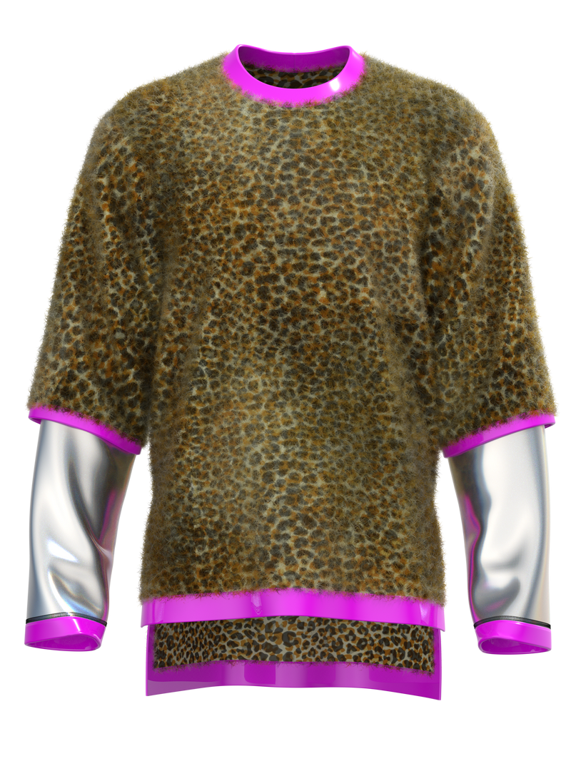 Sweater Leopard loves u