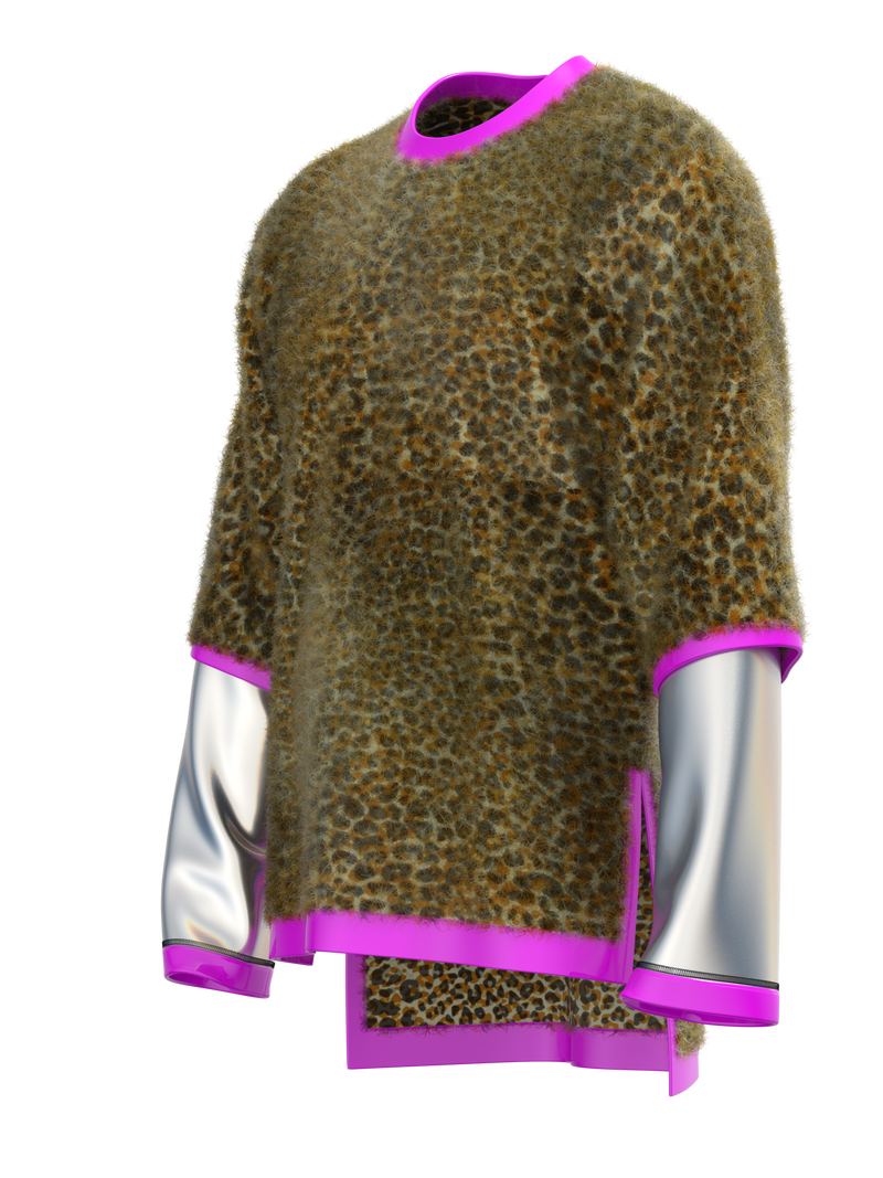 Sweater Leopard loves u