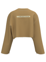 CROPPED SWEATSHIRT - “PLASTIC BEACH”