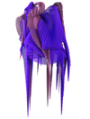 Pleated wings purple