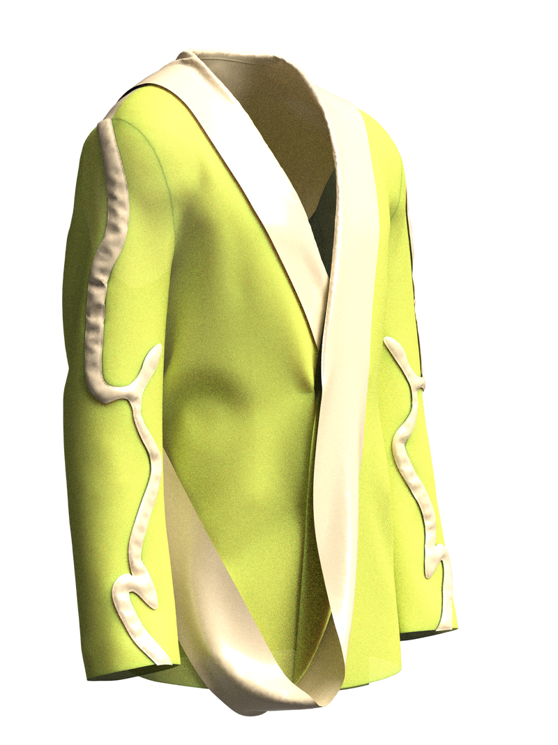 Jacket aniconic yellow