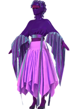 Purple outfit