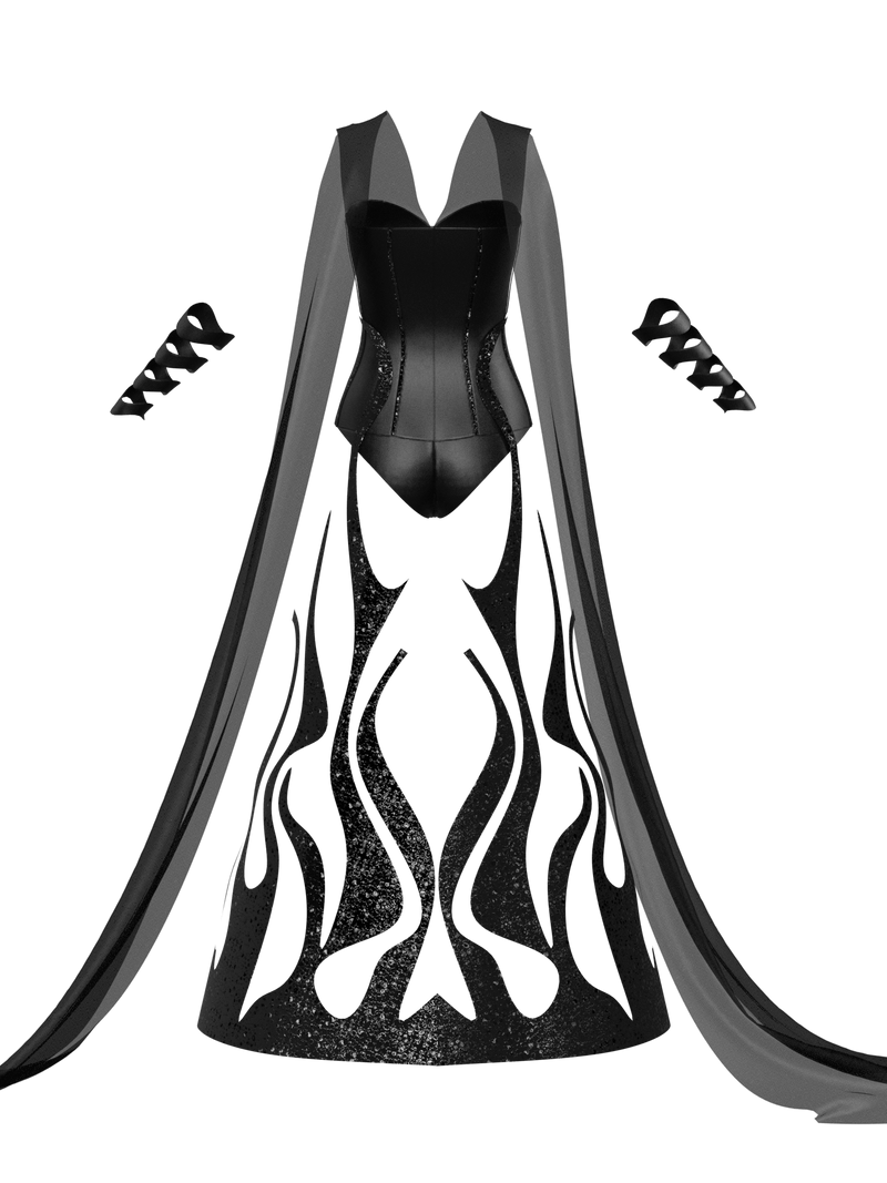 Dark Fire Dress