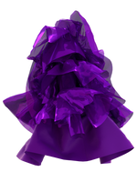 Purple ruffle dress