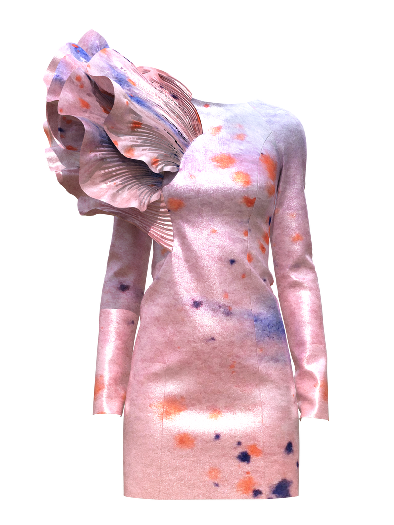 dress with petals